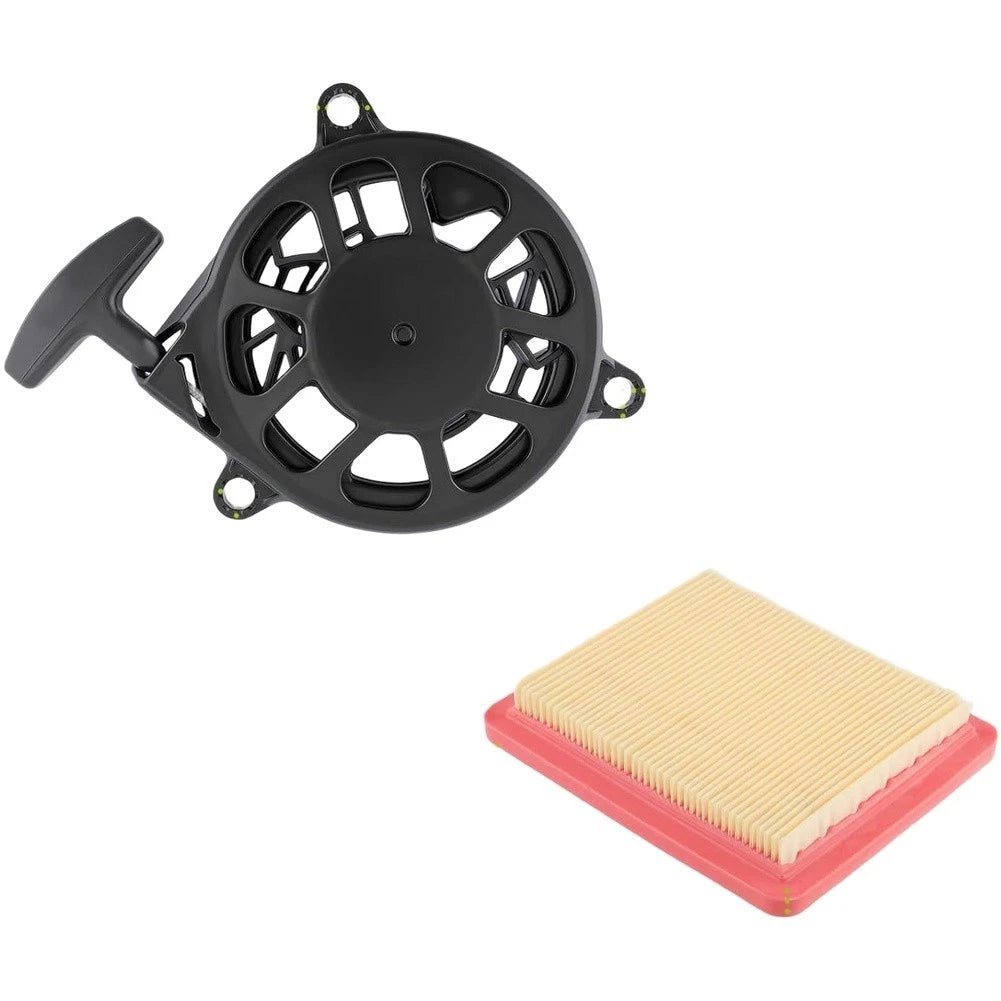Recoil Starter Kit for - Complete Replacement, Air Filter Included