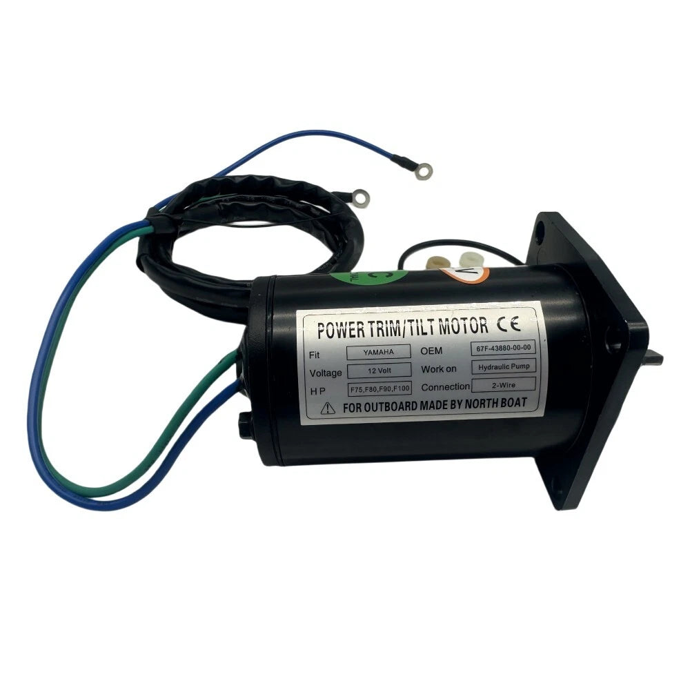 Tilt Trim Motor for Yamaha 75-100 HP Outboard Motors (67F-43880, 18-6787)