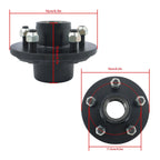 Set of 2 5-Lug 4.5" Trailer Wheel Hub Kits for 3500 lb Trailers