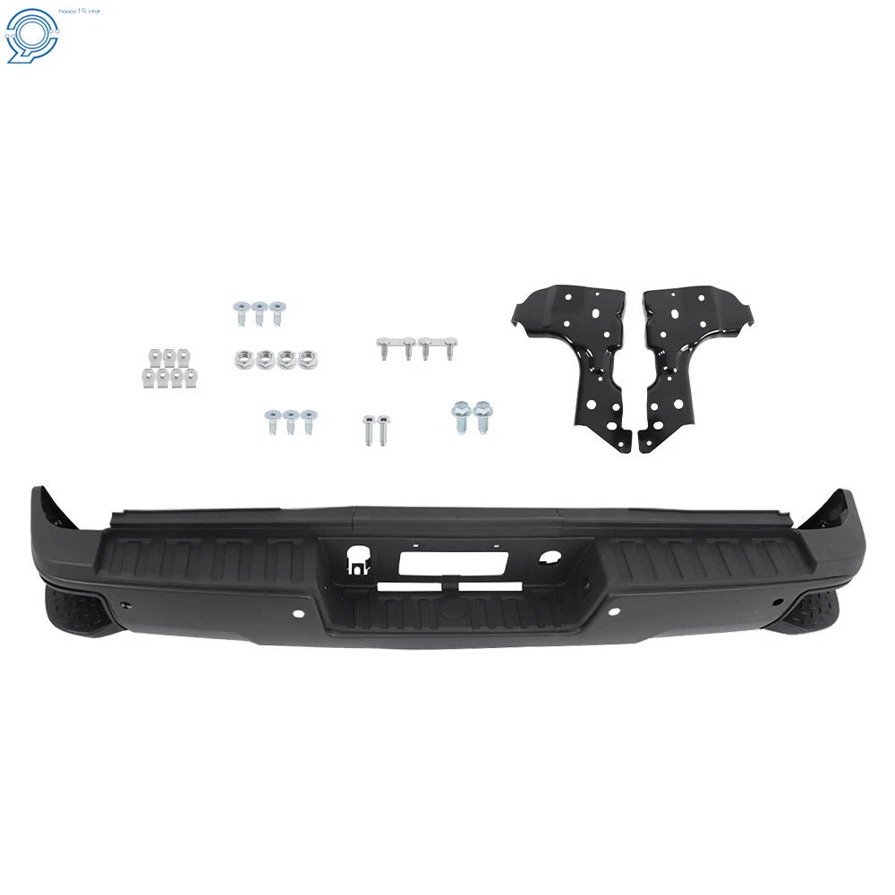 Steel Rear Bumper Assembly for GMC Silverado 2500 (2015–2019) Black