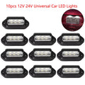 10Pc LED License Plate Light Bulb for Universal Cars and Trucks