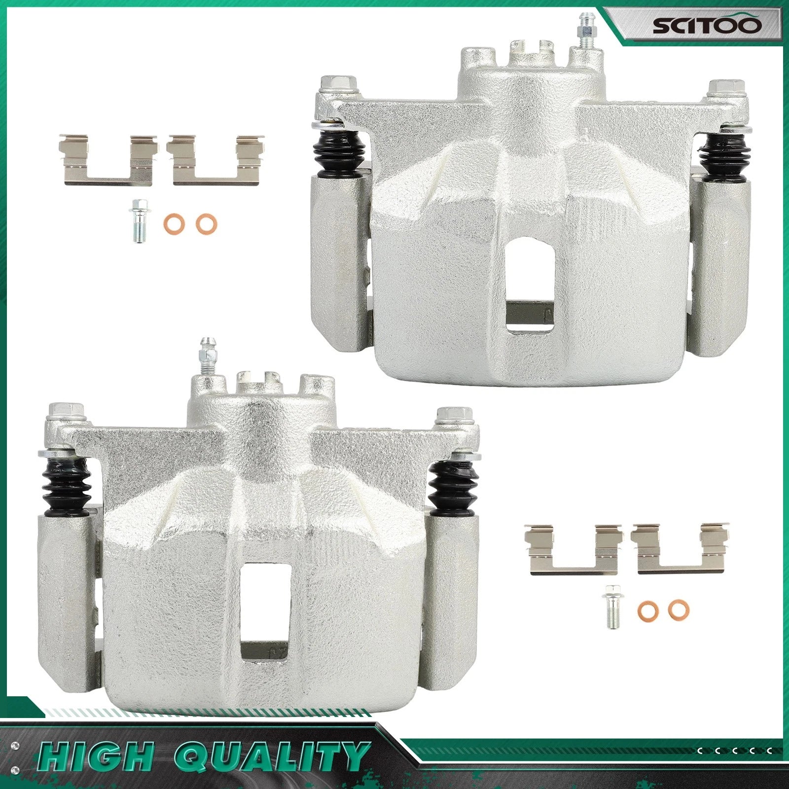Front Brake Calipers w/ Bracket for Nissan Maxima (2009–2020)