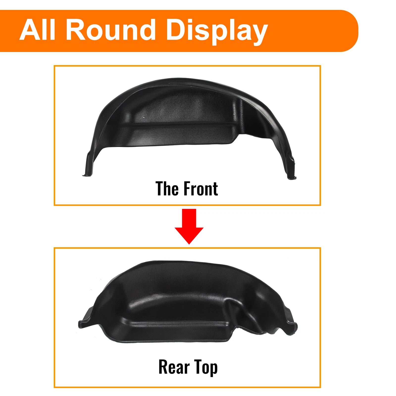 Wheel Well Guards Liners Inner Fender Mud Flaps for Ford F-150 (2015–2020)