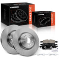 Front Disc Brake Rotors & Ceramic Pads for Mercedes-Benz GLE350 (2016–2018)
