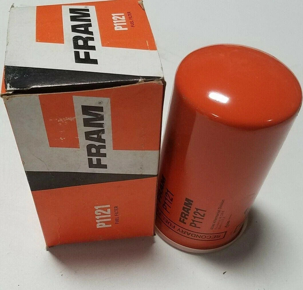 2X FRAM P1121 Secondary Spin-On Fuel Filter for