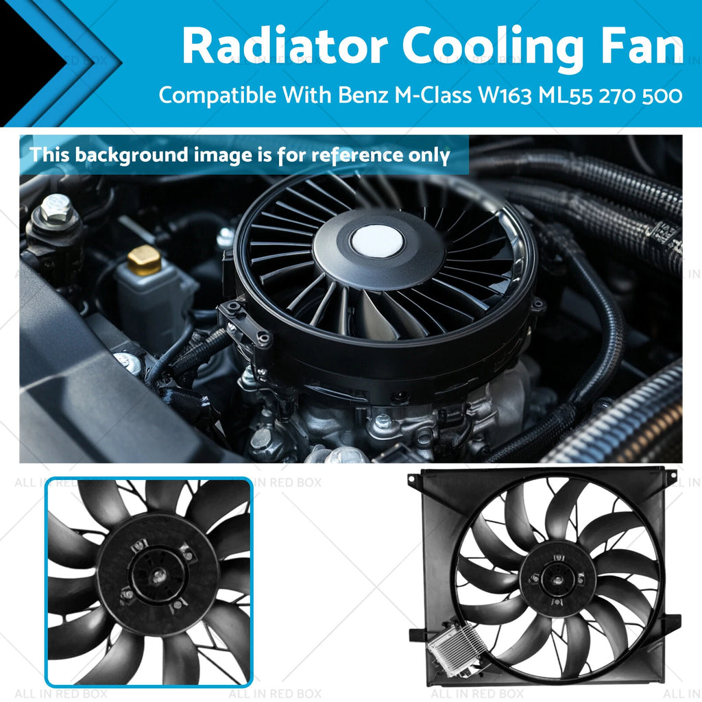 Radiator Cooling Fan for Mercedes M-Class W163 (1999–2005)