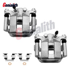 Pair Rear Brake Calipers with Bracket for Nissan Rogue (2008–2013)