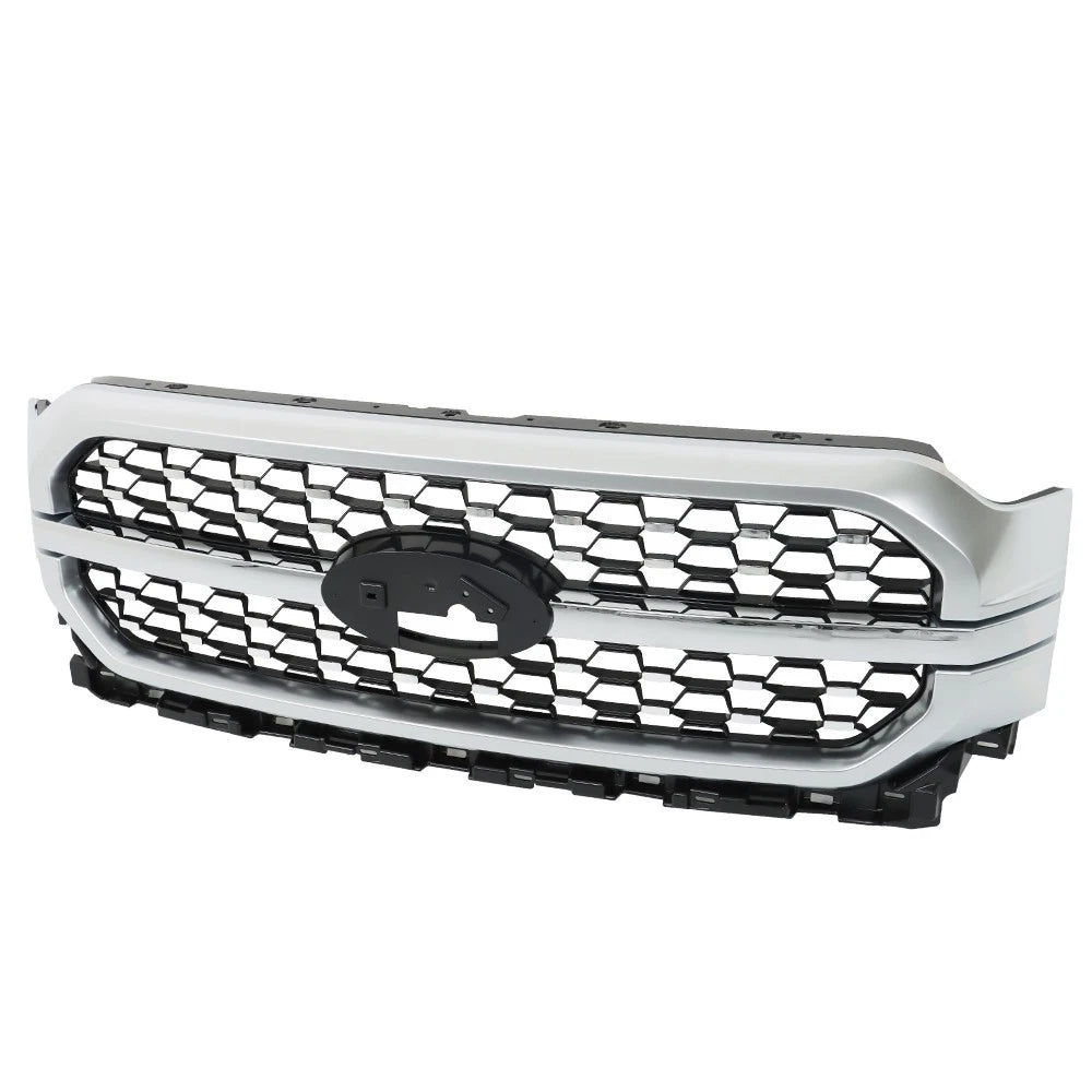Chrome Front Upper Bumper Grille Assembly for Ford F-150 (2021â2023)