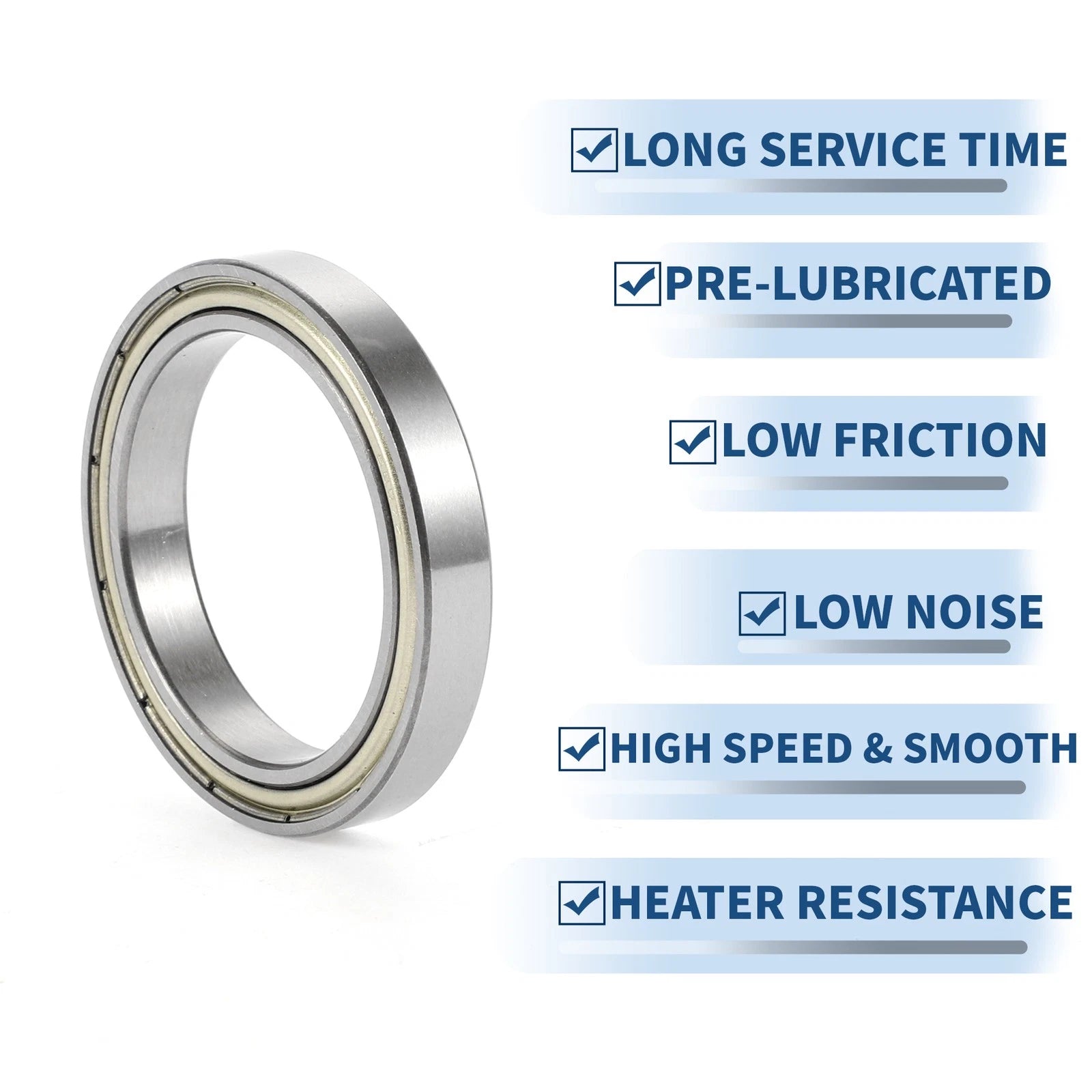 6807ZZ Deep Groove Ball Bearing for Scooter Skateboard Wheel (35x47x7mm)