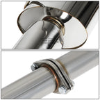 4" Slant Muffler Tip for Mitsubishi Eclipse 6G75 (2006–2008)