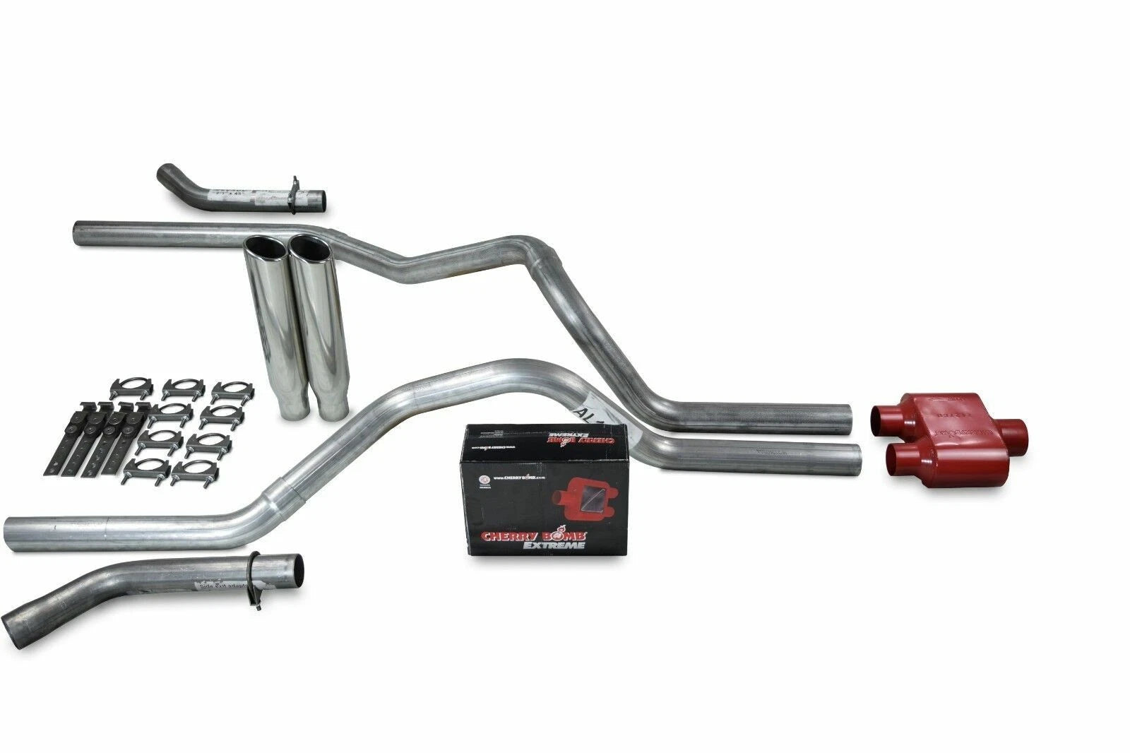 2.5" Dual Exhaust Tips for Chevy GMC 1500 (2015–2018)