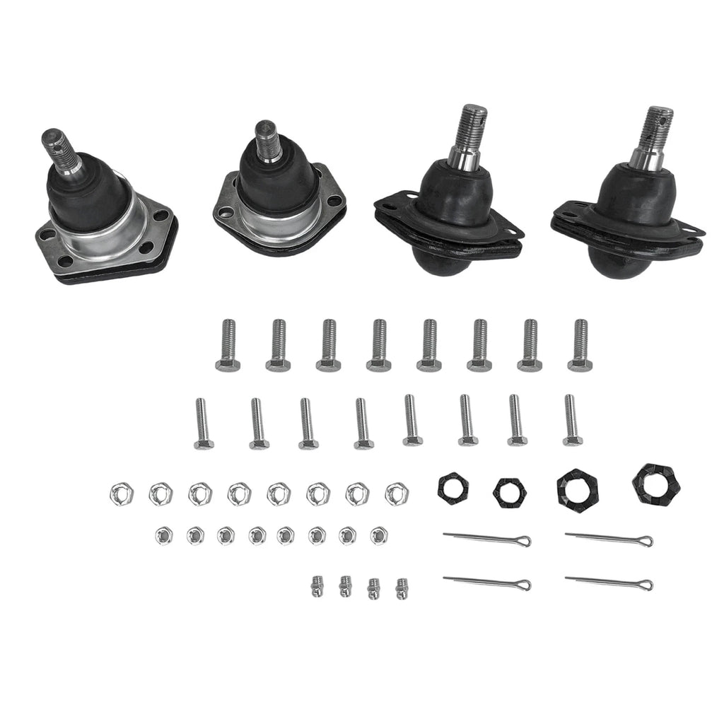 Set of 4 Front Upper & Lower Ball Joints for Chevrolet S10 GMC Jimmy (1995–2005)