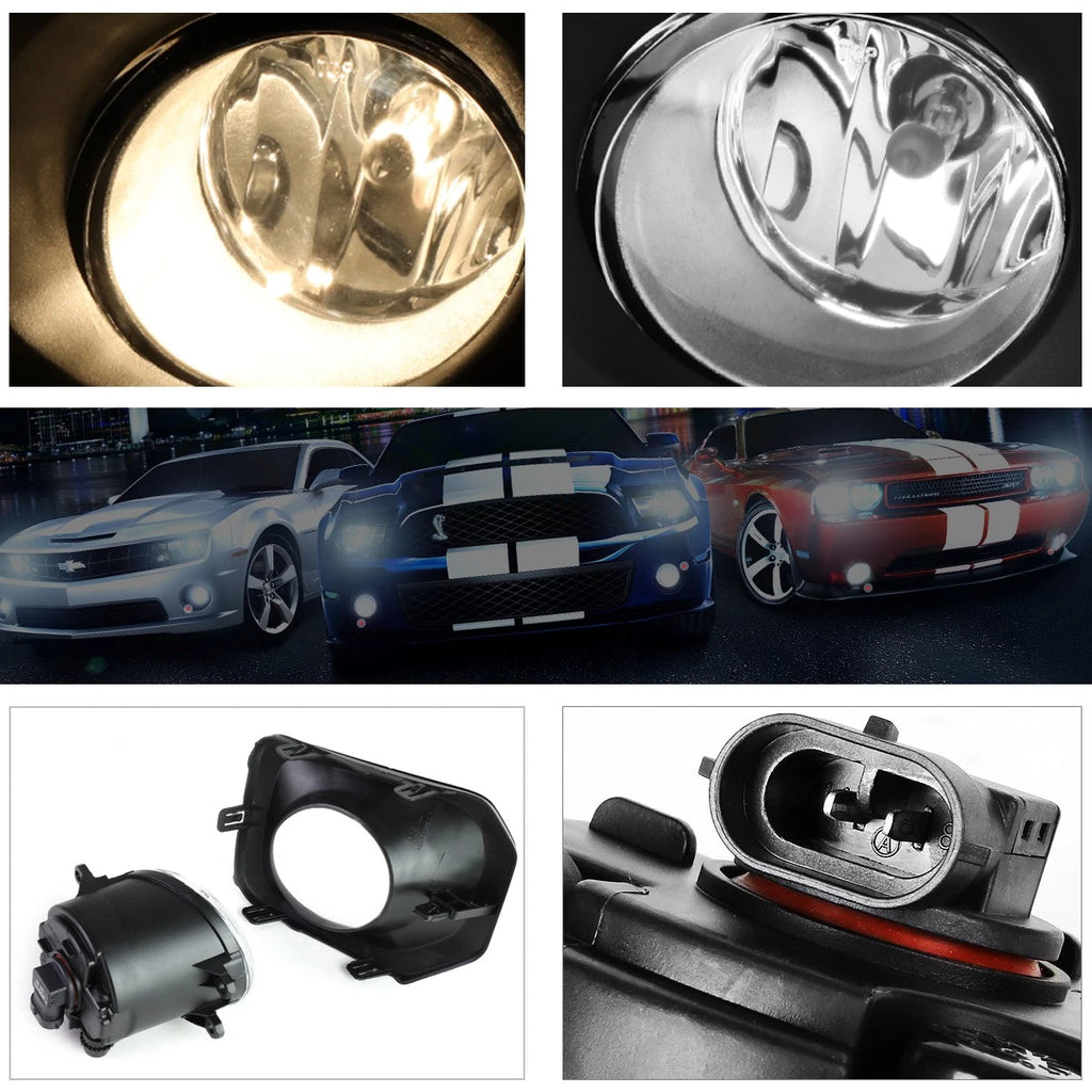 LED Projector Headlights for Nissan Titan XD (2016–2024) Black/Clear