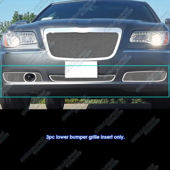 Stainless Steel Mesh Grille for Chrysler 300/300C (2011–2014)