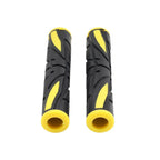 Yellow Universal Motor Brake Clutch Lever Grips Rubber Sleeve Cover