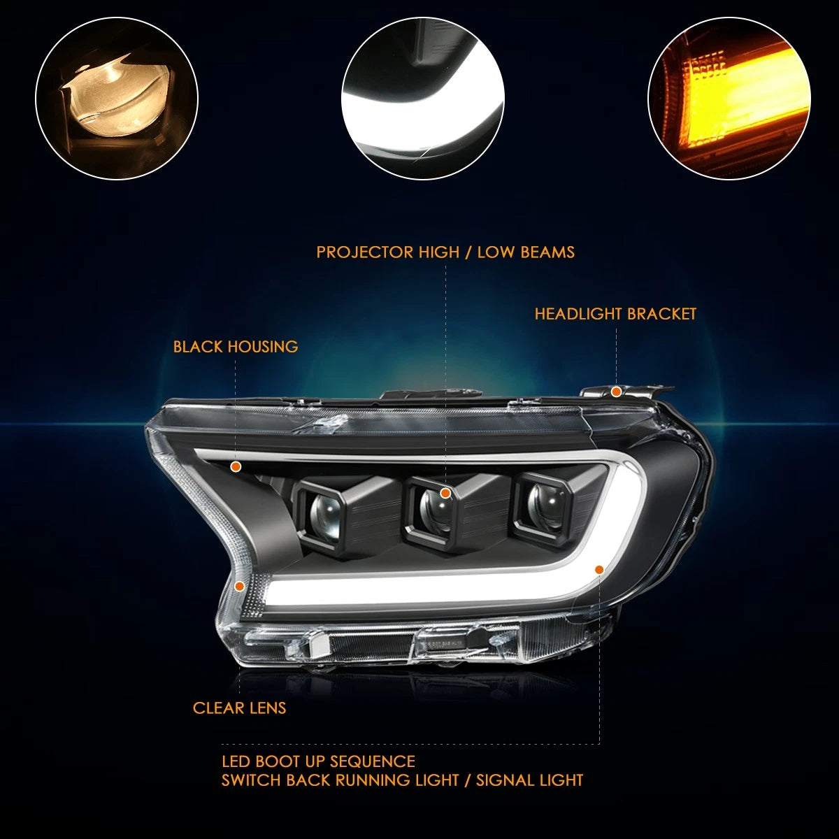Front Left Outer Door Handle with Keyhole for Colorado/Canyon (2015–2022)