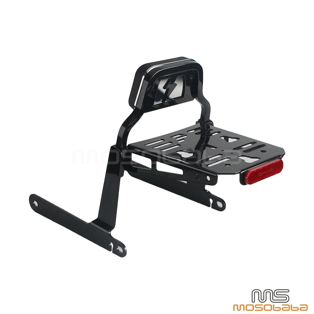 Low Profile Luggage Rack Sissy Bar for Dyna Wide Glide FXDWG (2006-2009, 2015-2017)