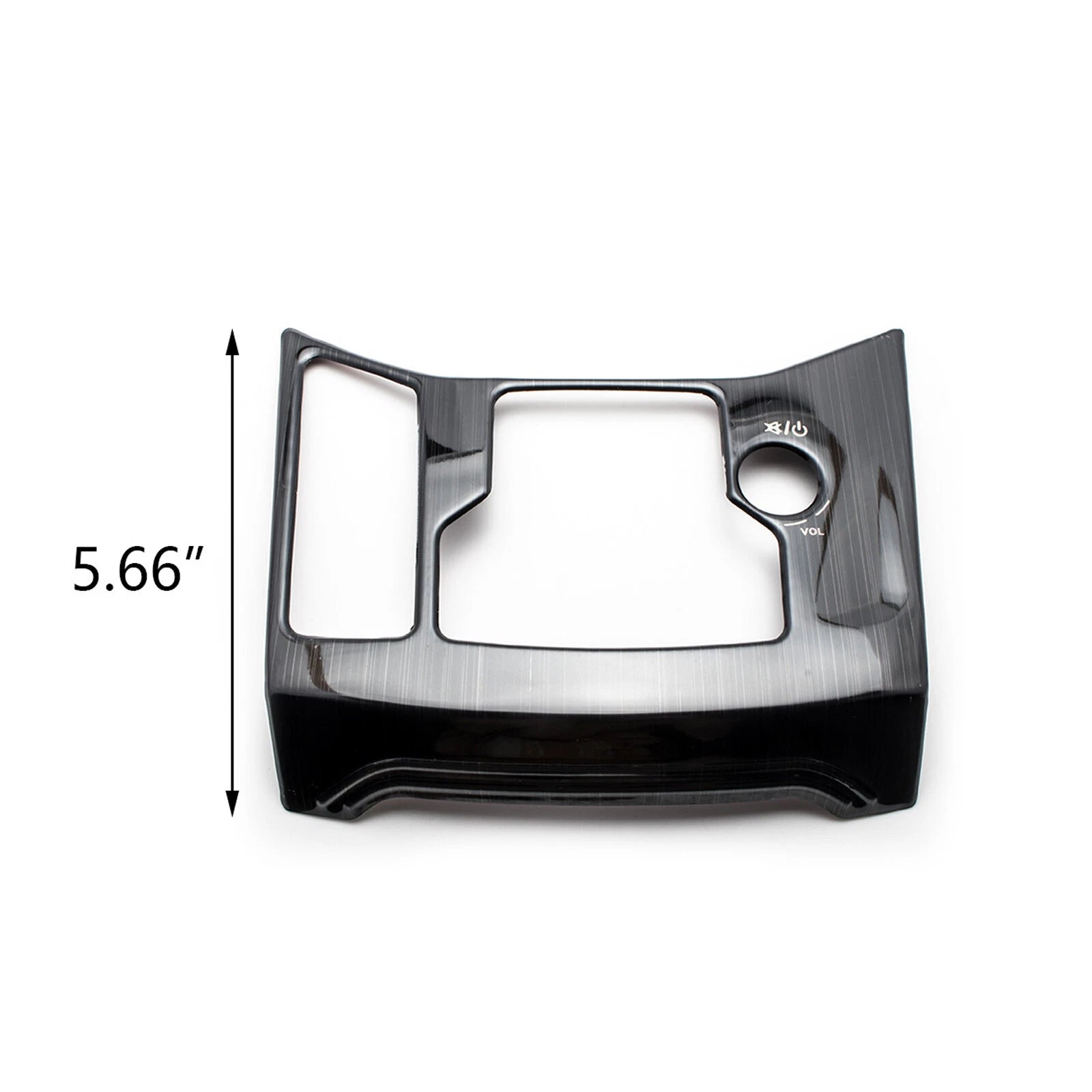 Black Stainless Titanium Inner Gear Shift Media Panel Cover for Mazda CX-5 (2017-2025)