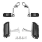 Passenger Footboards & 1.25" Footpeg Mount for Harley Touring (1993–2025)