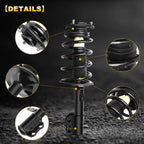 Set of 2 Complete Struts for Pontiac Vibe & Toyota Matrix (2003–2008)