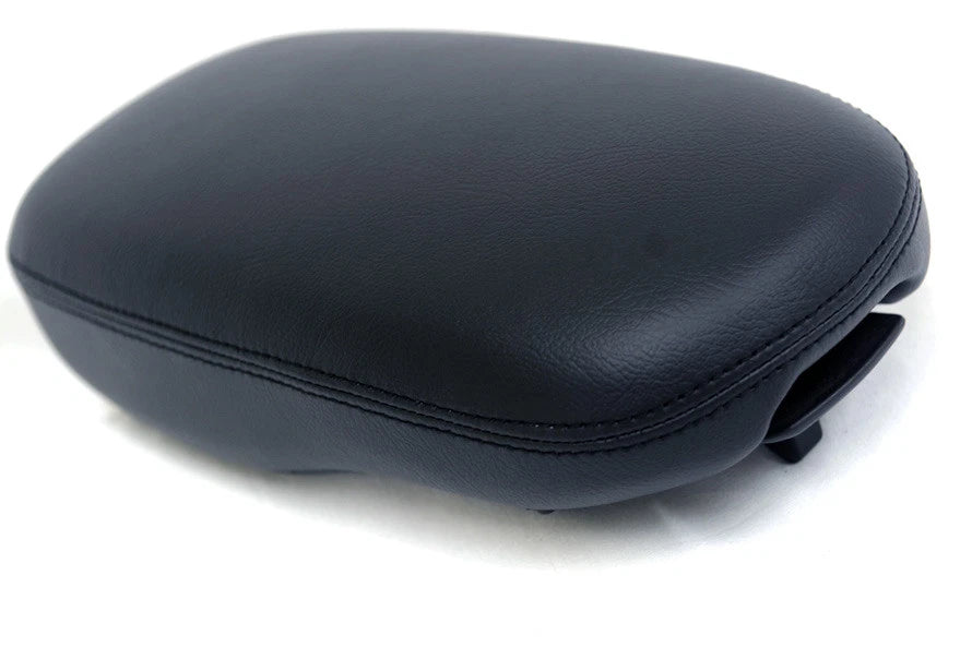 Center Console Armrest Cover for Kia Soul (2014–2019) - Black Leather Synthetic