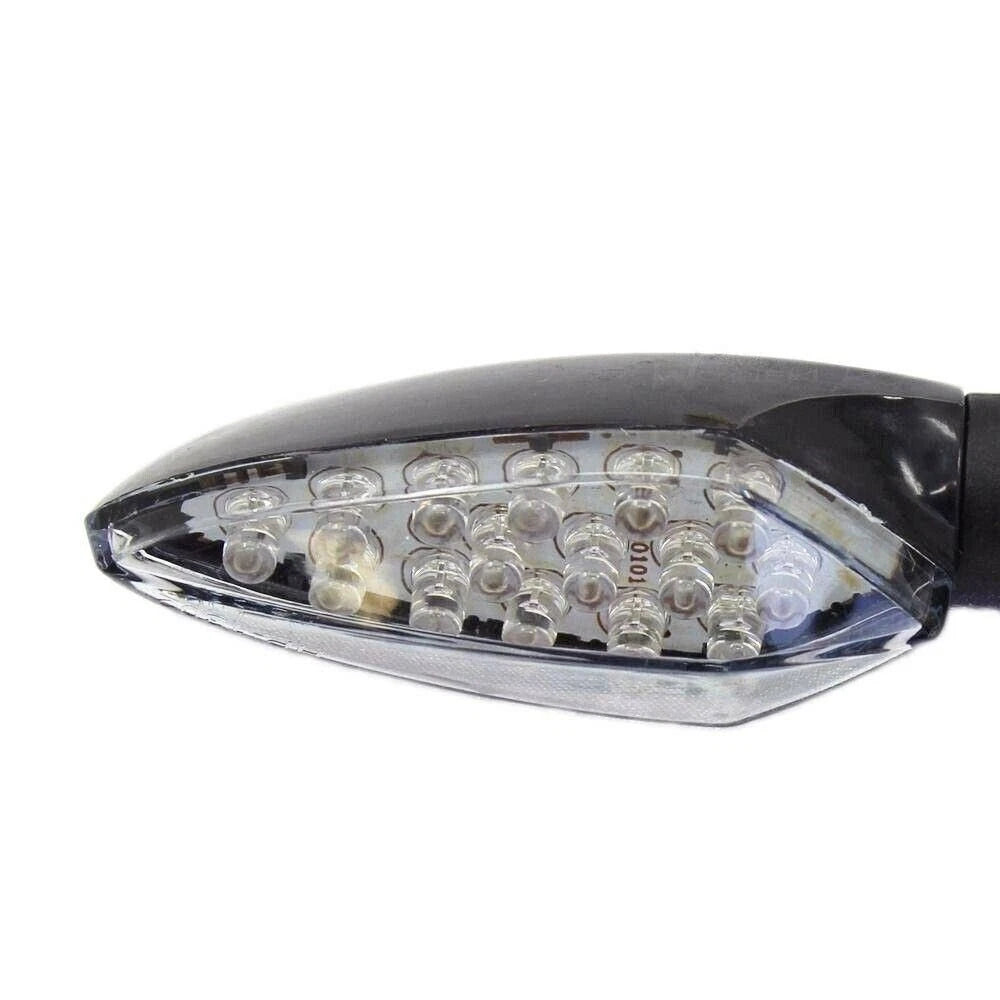 Set of 4 LED Turn Signal Indicator Lights for Motorcycle (12V)