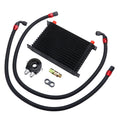 AN10 Transmission Oil Cooler Filter Adapter Kit for Universal Fit (15 Rows)