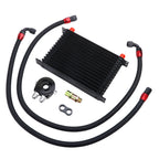AN10 Transmission Oil Cooler Filter Adapter Kit for Universal Fit (15 Rows)