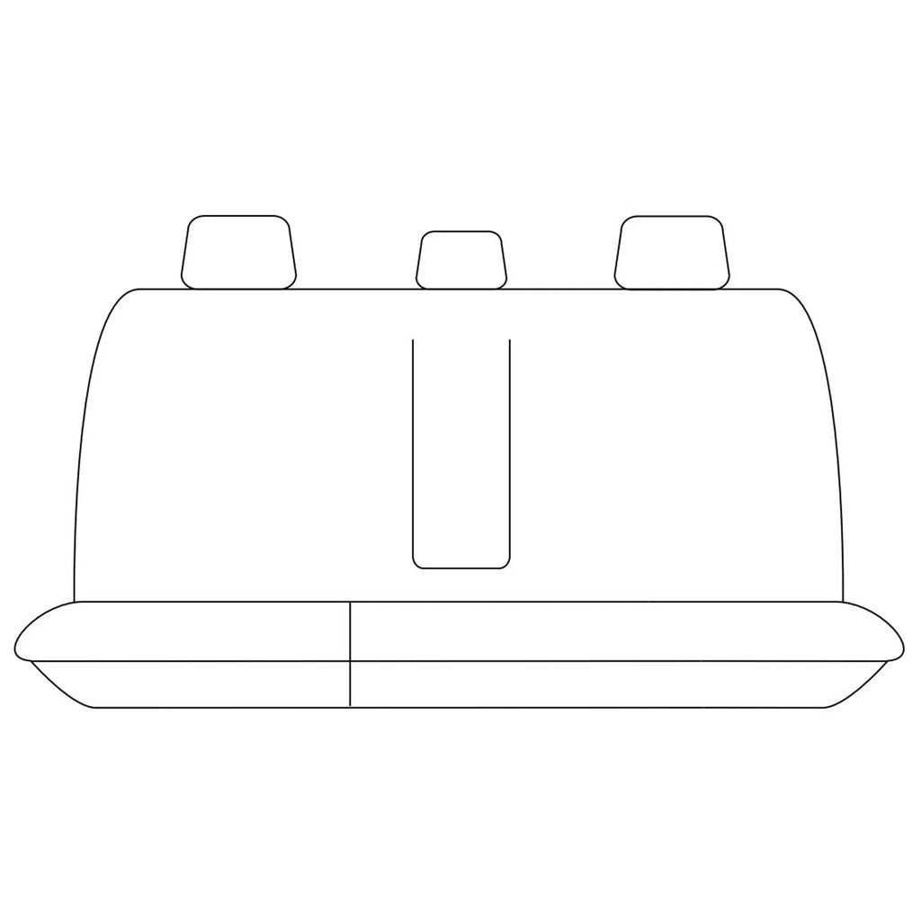 Tailor Made Black Neoprene Seat Covers for Toyota Hilux GUN126/136 (2015–2020)