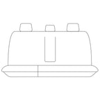 Tailor Made Black Neoprene Seat Covers for Toyota Hilux GUN126/136 (2015–2020)