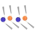 Side Brush Kit for - Angled Nylon Bristles, Plastic Hubs