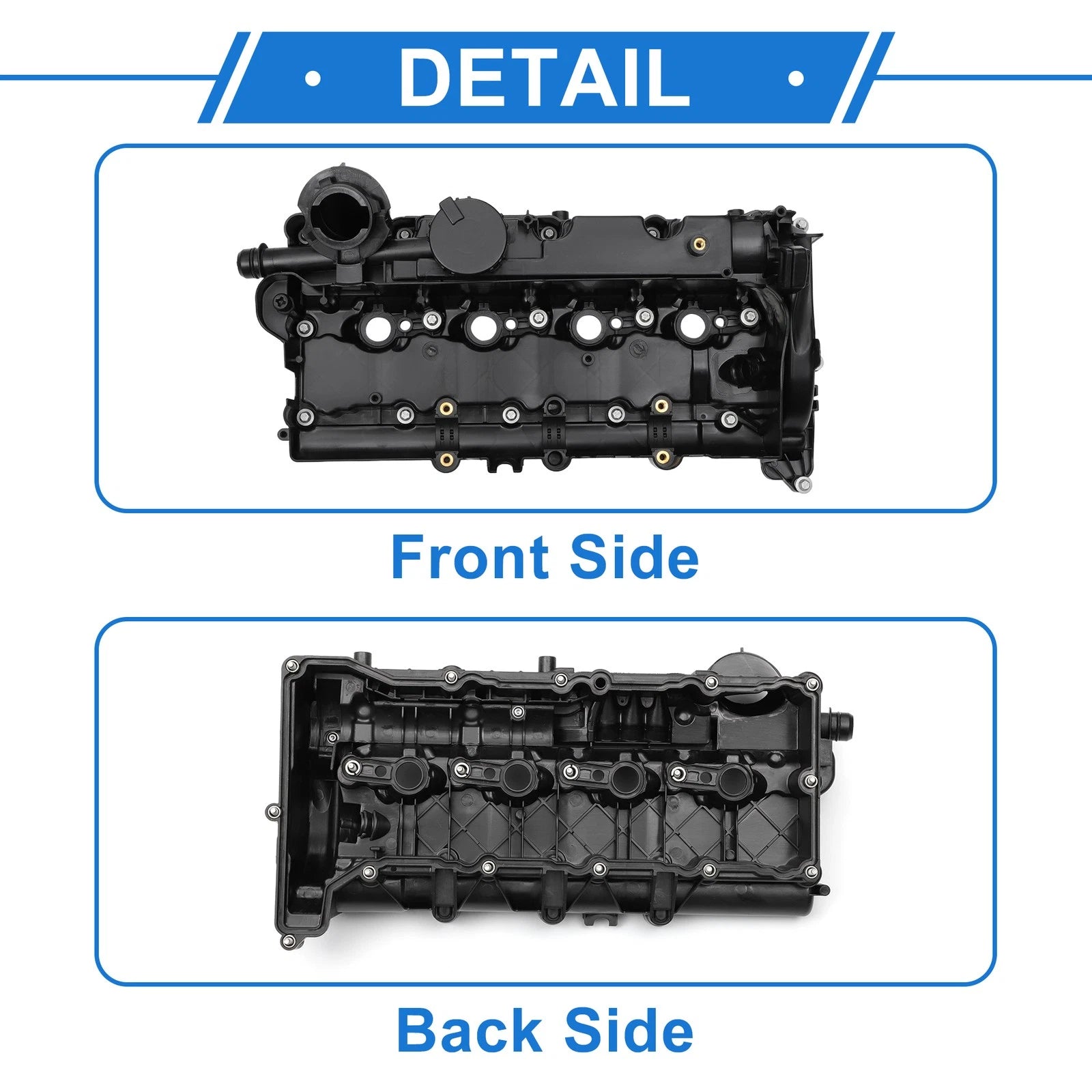 Front Engine Valve Cover with Gasket No. 11128508570 for BMW X3 (2008–2010)