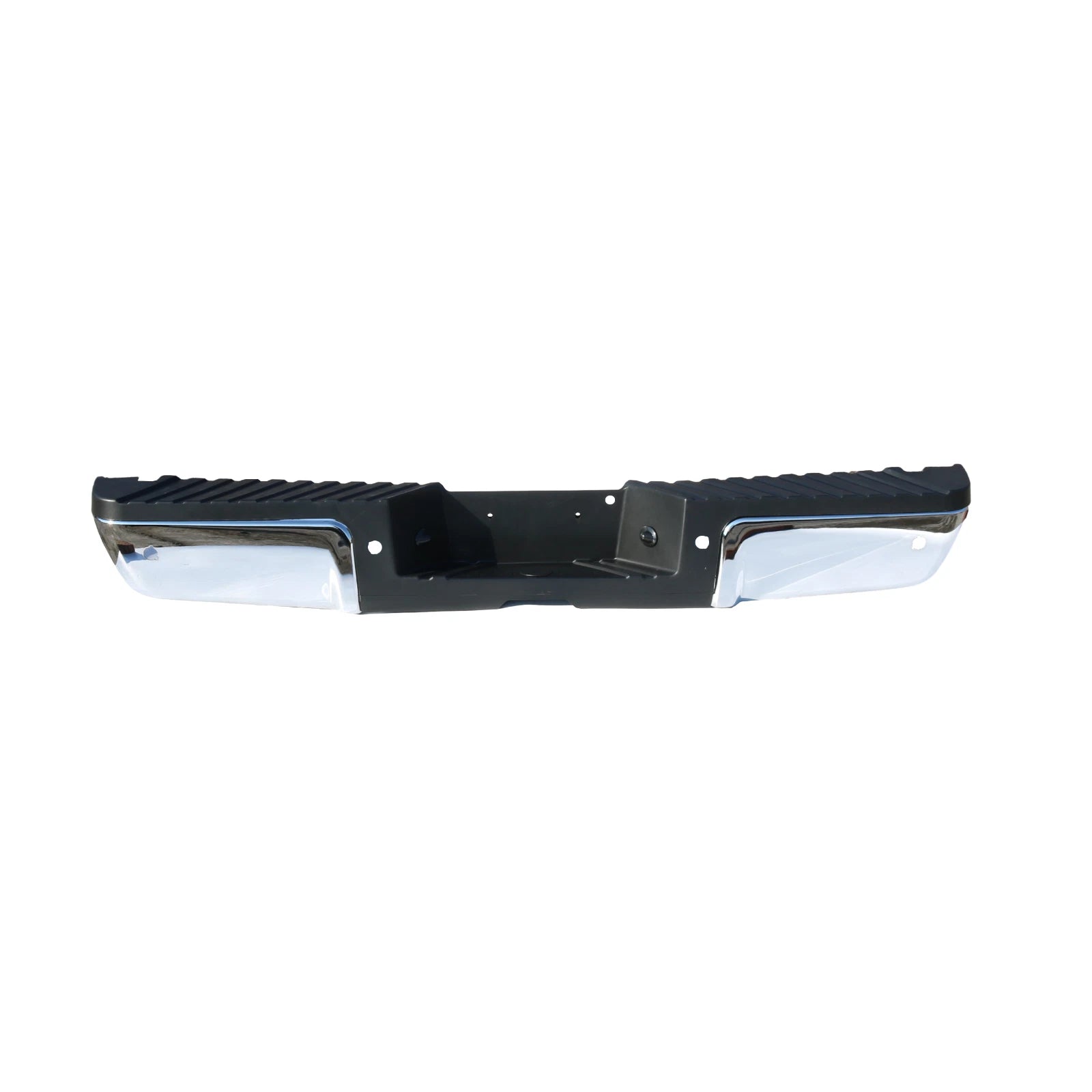 Rear Chrome Step Bumper with Sensor Holes for Ford F250 F350 (2008-2016)