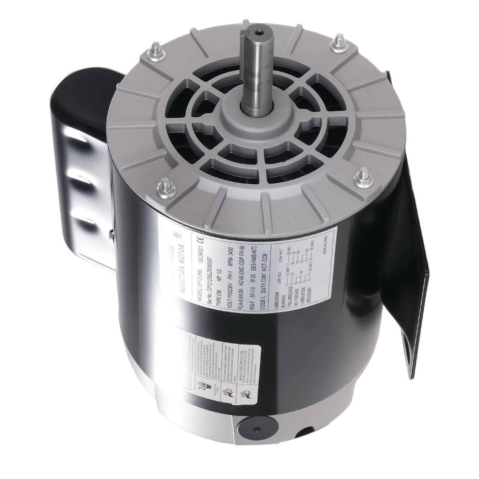 1/2HP Electric Motor 3450RPM 115V/230V 56 Frame ODP 5/8" Shaft