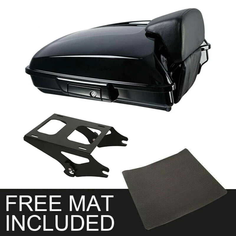 Razor Trunk Backrest Mount Rack for Harley Touring Street Road Glide (2014–2026)