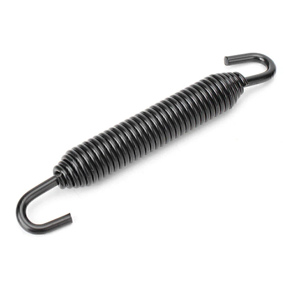 Black Universal Long Outlaw Racing Stainless Header Exhaust Springs 83mm