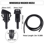 Set of 2 Windshield Washer Nozzles No. 8265A048 for Mitsubishi Eclipse (1995–1999)