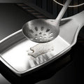 Stainless Steel Spoon Rest for Cooking Tools (20.5 cm x 10 cm)