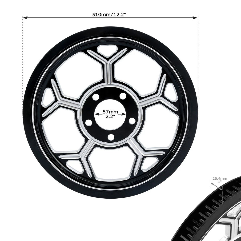 Rear Wheel Belt Pulley Sprocket for Harley Touring Road Electra Glide (1997–2008)