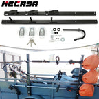 3 Place Weeder Edge Trimmer Rack for Open Landscape Trailer