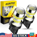 2X AUXITO 7443 7440 LED Backup Reverse Light Bulbs 6000K White (Error Free)