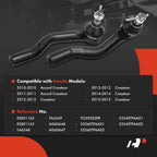 2X Front Outer Tie Rod Ends for Honda Crosstour (2012-2015)