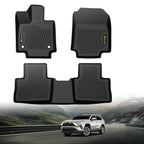 Set of 4 All Weather TPE Floor Mats for Toyota RAV4 (2019–2025)