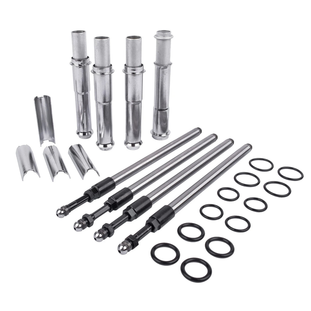 Adjustable Pushrods & Push Rod Cover Kit for Harley Twin Cam (2000–2017) 0928-0023