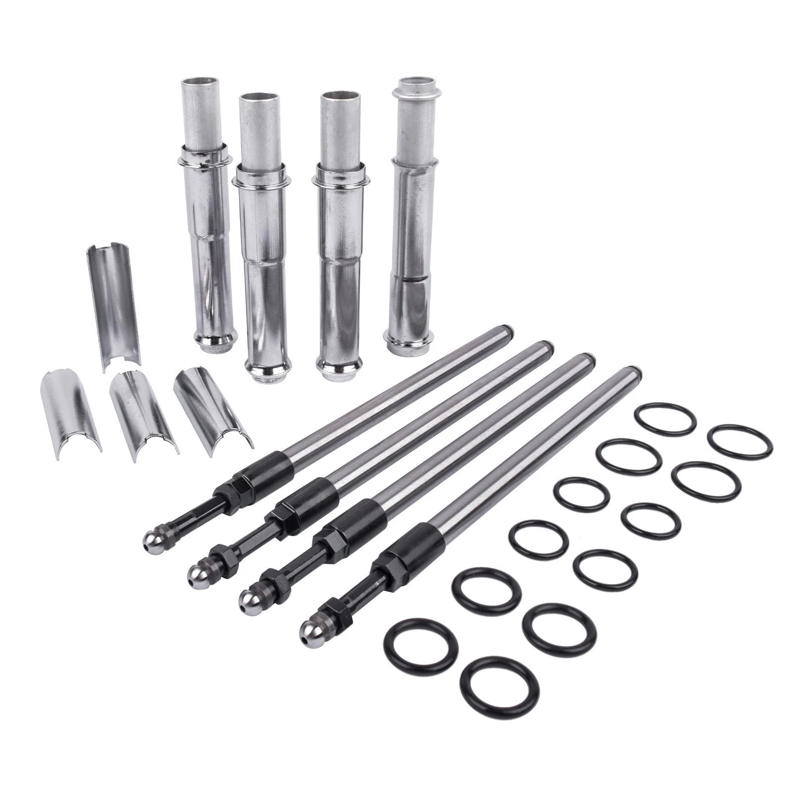 Adjustable Pushrods & Push Rod Cover Kit for Harley Twin Cam (2000–2017) 0928-0023