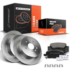 Rear Brake Rotors & Ceramic Pads for Toyota Venza (2009-2016)