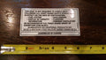 Warning Sticker Decal for Sea-Doo, Yamaha, Kawasaki Waverunner