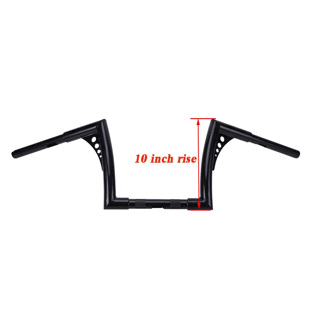 10" Ape Hanger Handlebar for Harley Sportster Dyna FXST (Drag)
