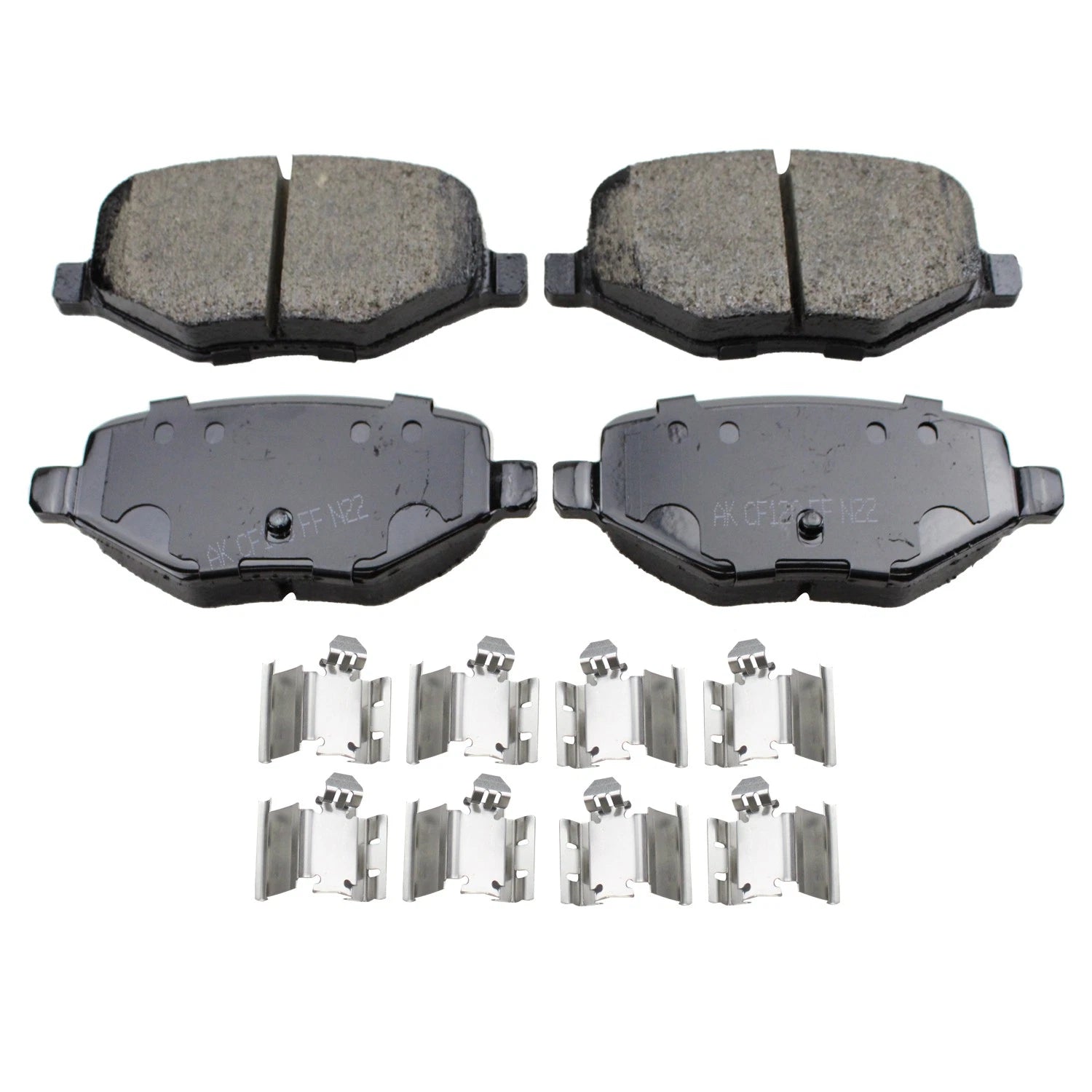 DuraGo Rear Rotors & Akebono ProACT Ceramic Brake Pads Kit for Explorer MKT (2010–2019)