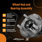 Front 5-Bolt Wheel Hub Assembly for Subaru Impreza (2008–2014)